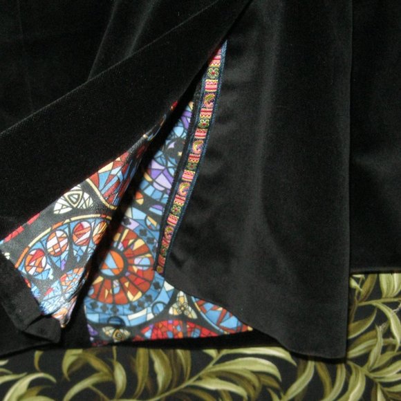 ❤️42 MENS ROBERT GRAHAM BLACK VELVET FORMAL/SPECIAL OCCASION DOUBLE VENT BLAZER - Picture 14 of 15